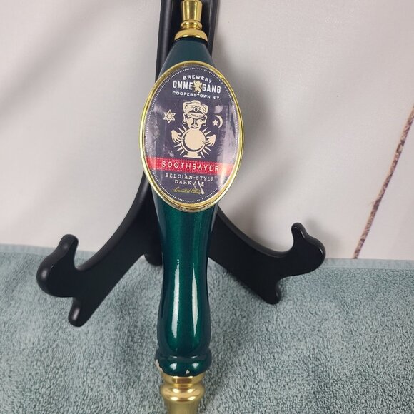 Omme Gang‎ Cooperstown NY Tap Beer Handle Bar Pub Game Room  Belgian Dark Ale - Picture 1 of 4